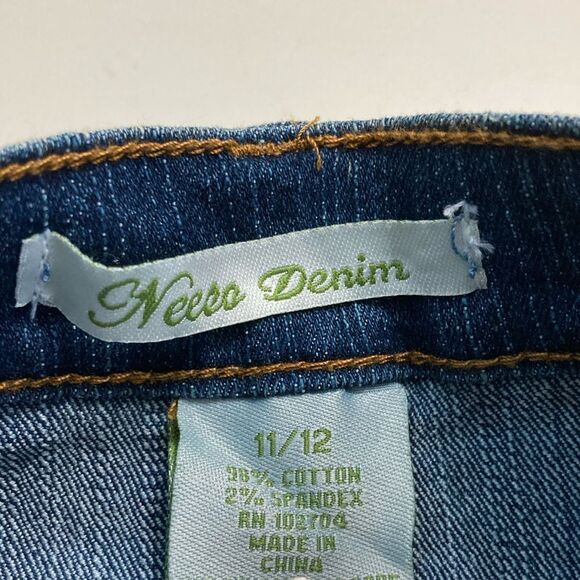 NWT Ruffle 11 Camo/Denim Y2K Mini Skirt - Picture 3 of 12